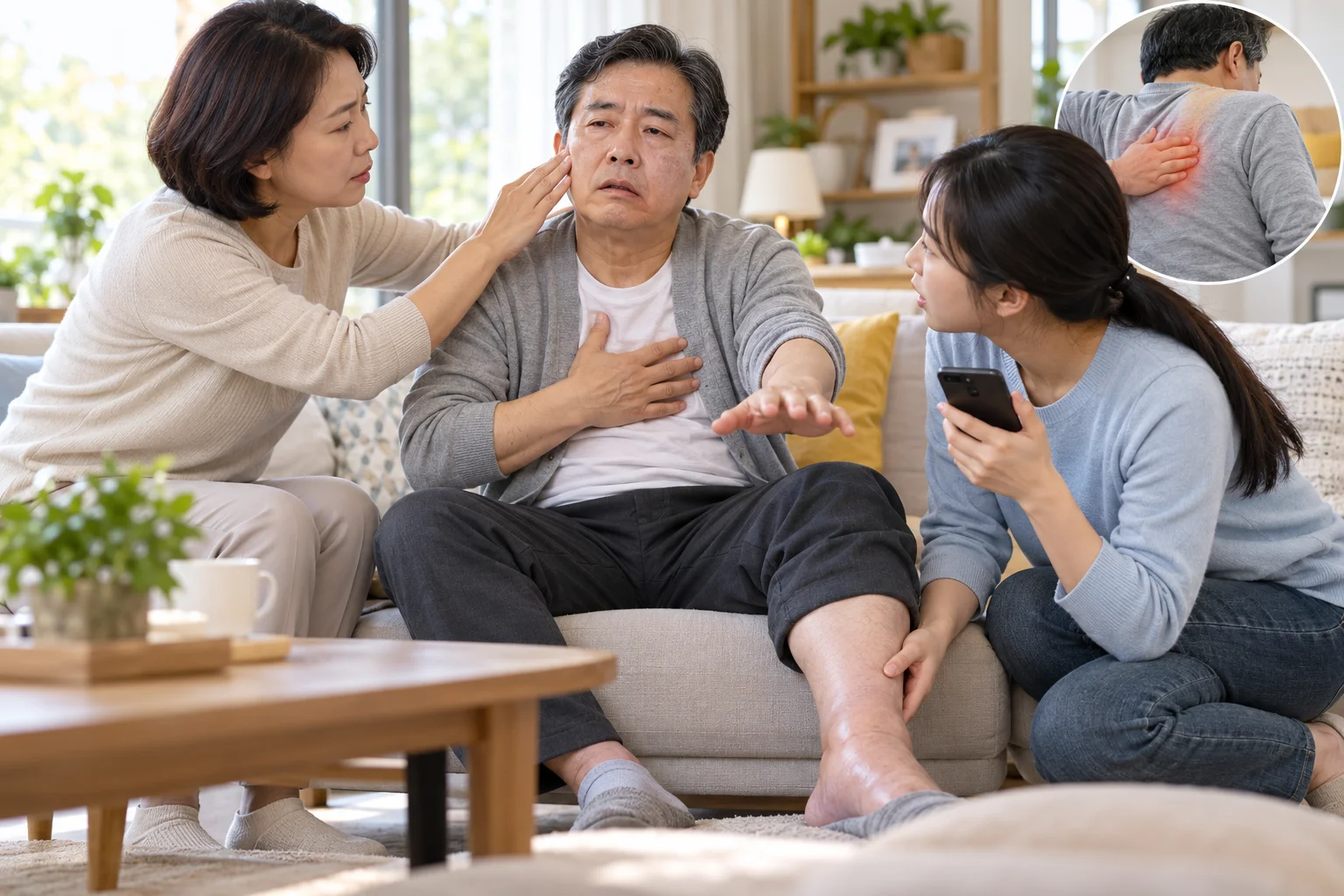 고혈압 수치가 갑자기 크게 올랐을 때 확인할 응급 신호 본문 이미지
