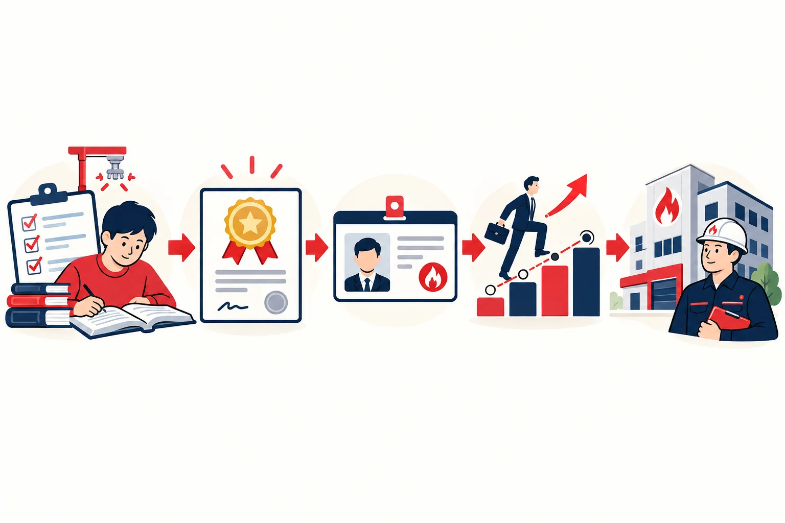 소방설비기사 취득만으로 무엇을 할 수 있을까? 소방기술자·양 분야 자격의 활용 범위 본문 이미지