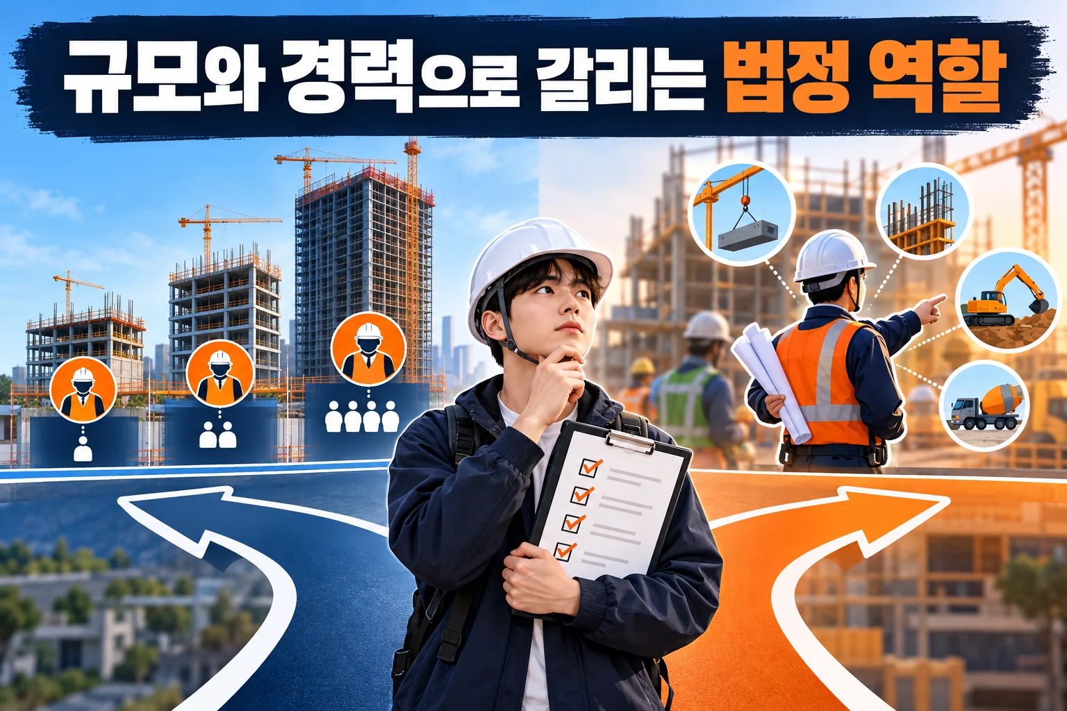 건설안전기사의 법정 역할은 공사 규모와 경력에 따라 갈린다: 안전관리자와 안전보건조정자