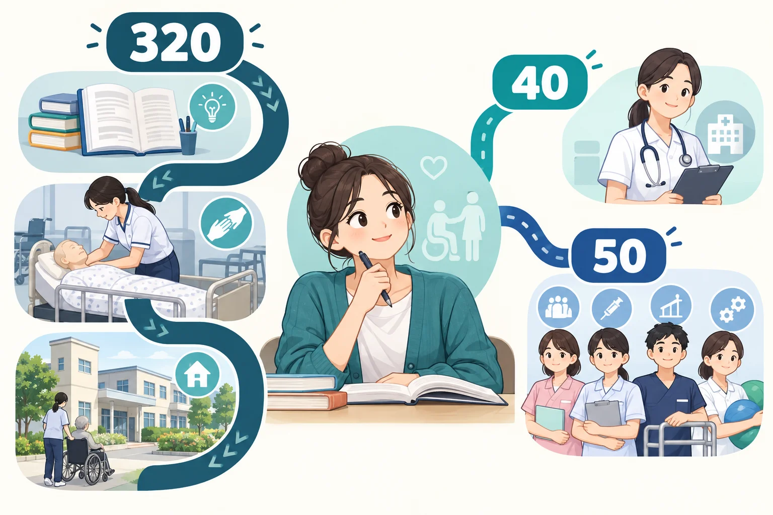 요양보호사 교육은 몇 시간일까? 신규자 320시간과 자격·경력자 과정 본문 이미지